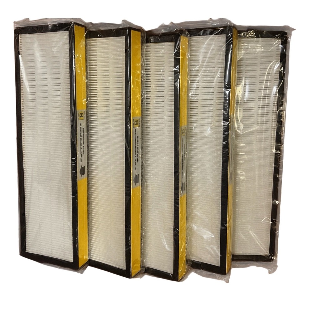 FCFMY 5 Pack HEPA Filter B for Germ Guardian FLT4825 AC4825 AC4300 AC4800 AC4900